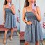 Vestido Vichy Marino